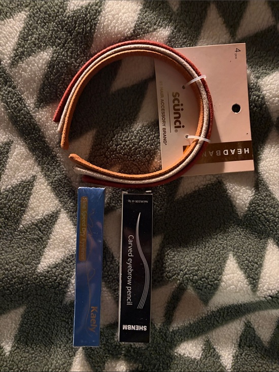 scunci Other - New in the boxes Bundle, Blue Eyeliner, Brown Eyebrow Pencil and Headbands